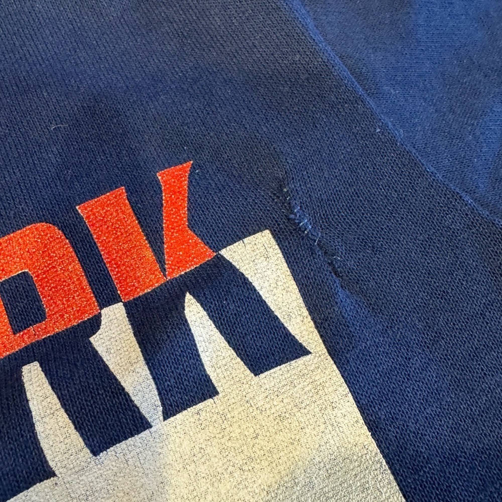 New York Giants T Shirt Youth Large Teamwork USA NFL Football Made in USA - Picture 3 of 6